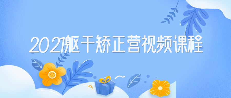 2021躯干矫正营视频课程-游戏广场