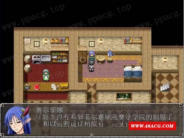 图片[2]-【RPG/汉化】黑丽的蕾娜外传：人鱼岛与城的圣女 V2.0 精修汉化版+全CG【新汉化/400M】