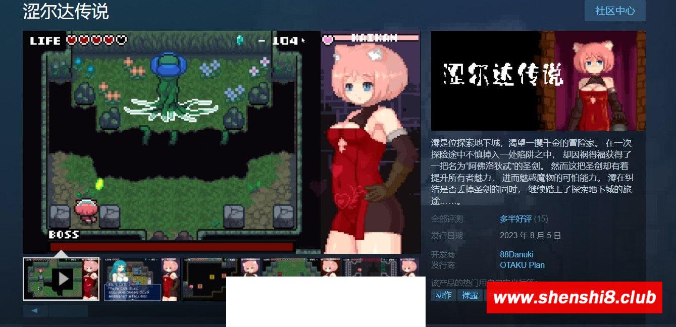 图片[2]-【像素ACT/中文/全动态】涩尔达传说 Erozld Ver1.2.5 STEAM官方中文版【新作/260M】-ACG宝库