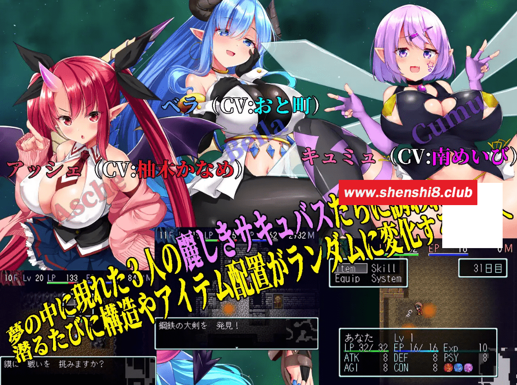 图片[2]-[PC-RPG游戏] 【RPG/AI智能翻译/新作】夢魔の迷宮 〜Maze Of Succubus〜【1.6G/度盘】[A012843]-ACG宝库